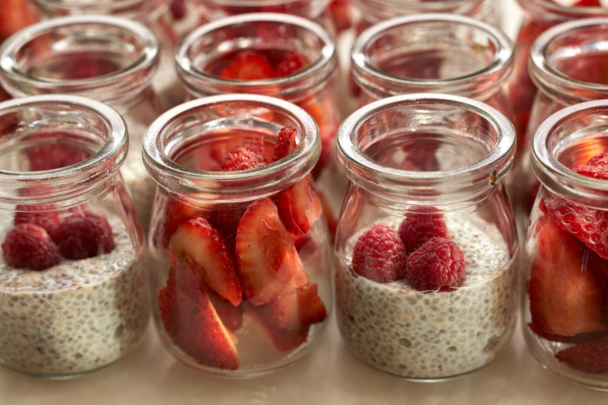 Mandarin Oriental, Santiago Ξενοδοχείο Εξωτερικό φωτογραφία Chia pudding with strawberries