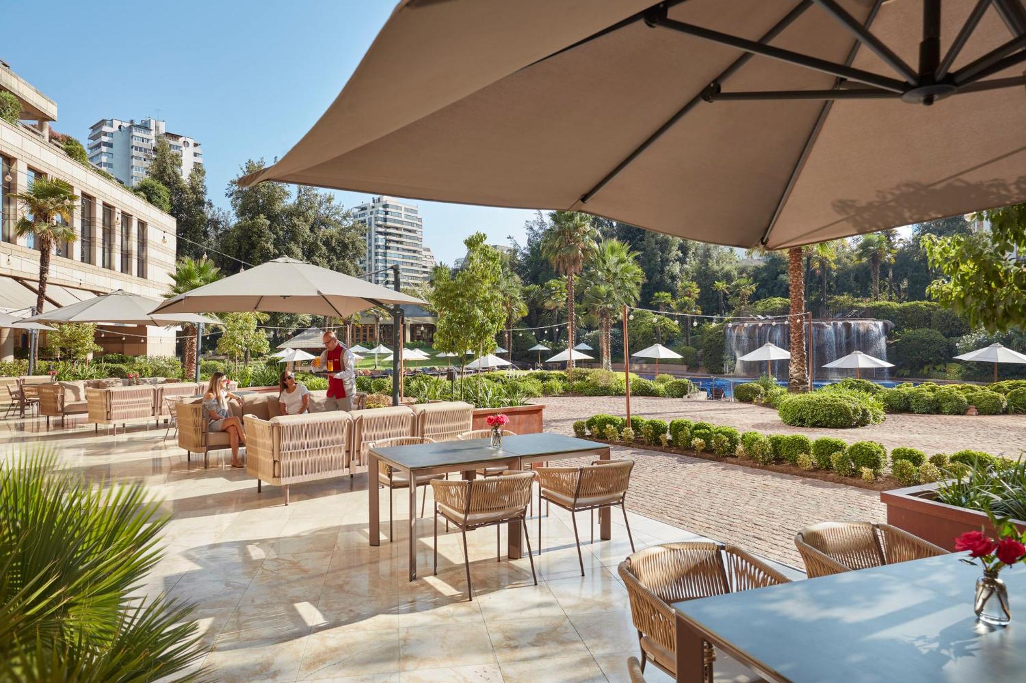 Mandarin Oriental, Santiago Ξενοδοχείο Εξωτερικό φωτογραφία The outdoor terrace